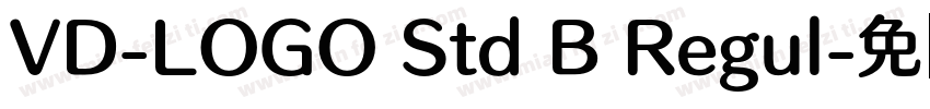 VD-LOGO Std B Regul字体转换